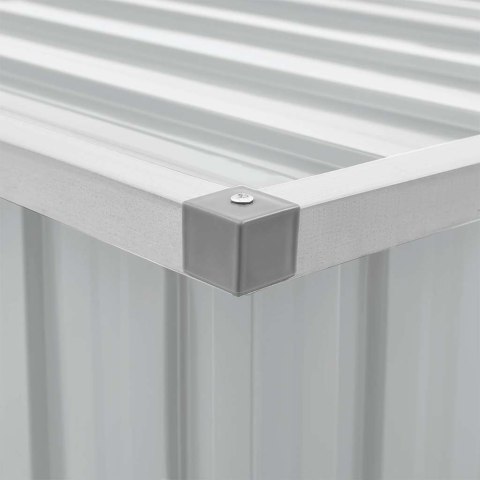 Skrzynia ogrodowa do przechowywania, szara, 149x99x93 cm