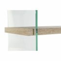 Regał DKD Home Decor 90 x 35 x 180 cm Szkło Naturalny Drewno Przezroczysty Drewno MDF