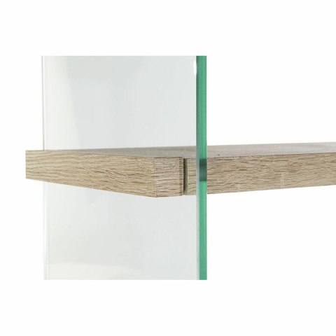 Regał DKD Home Decor 90 x 35 x 180 cm Szkło Naturalny Drewno Przezroczysty Drewno MDF