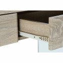 Regał DKD Home Decor 90 x 35 x 180 cm Szkło Naturalny Drewno Przezroczysty Drewno MDF