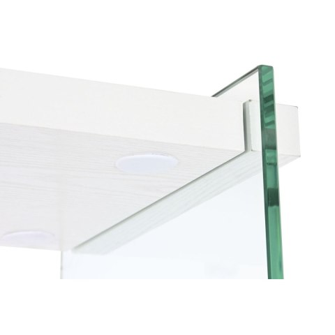 Regał DKD Home Decor Biały Przezroczysty Szkło Drewno MDF 90 x 35 x 180 cm (1)