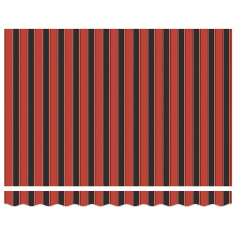 Automatyczna markiza chowana pomarańczowo-brązowa, 300x250 cm