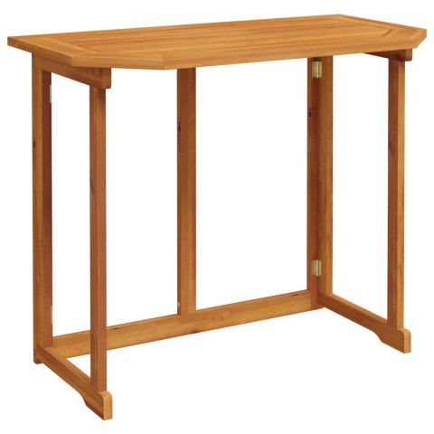 Zestaw mebli ogrodowych - 4 elementy - Lite drewno akacjowe