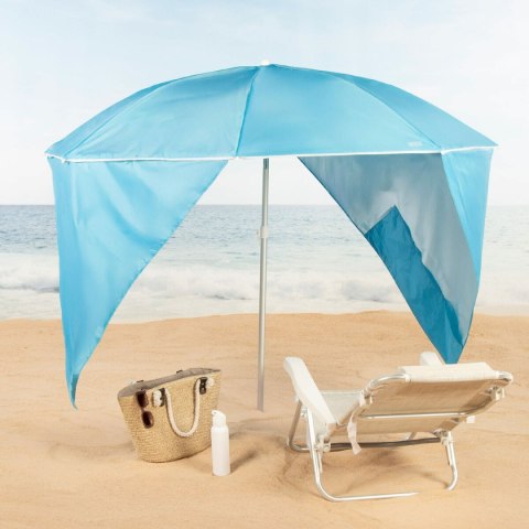 Parasol Aktive Niebieski 200 x 185 x 200 cm (6 Sztuk)