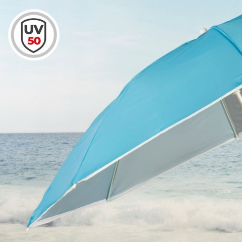 Parasol Aktive Niebieski 200 x 185 x 200 cm (6 Sztuk)