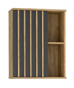 Szafka wisząca 60 cm z drzwiami z lamelami