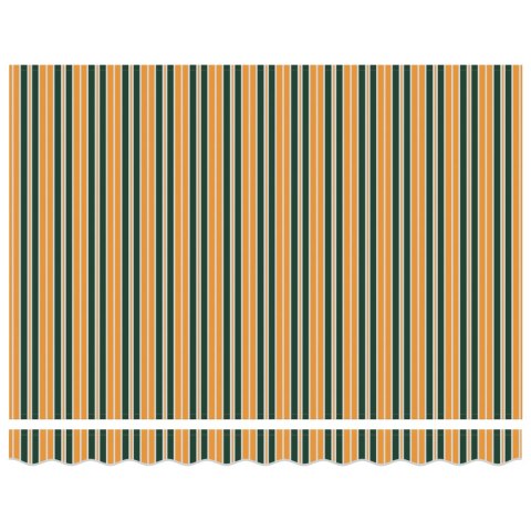 Automatyczna Markiza Chowana Zielono-Żółta 300x250 cm