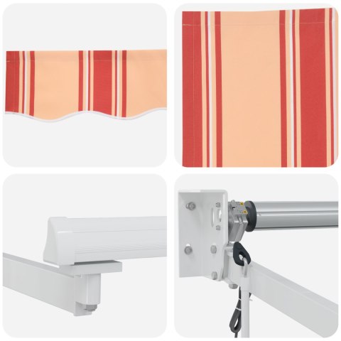 Automatyczna chowana markiza Żółto-pomarańczowa 350x250 cm