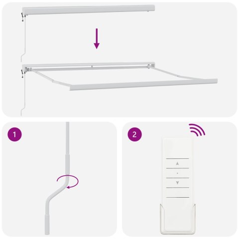 Automatyczna markiza chowana zielona i żółta 300x250 cm, Markiza do ramy 3x2,5 m zielona i żółta