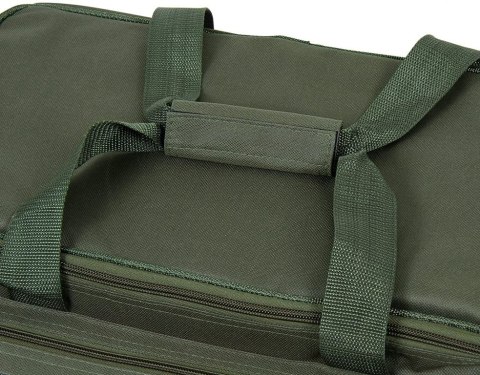 Wodoodporna torba wędkarska zielona, 56×31×30 cm, poliester