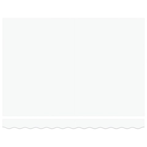 Automatyczna Markiza Chowana Biała 350x250 cm, Materiał Zastępczy Markizy dla ramy 3,5x2,5 m Biały