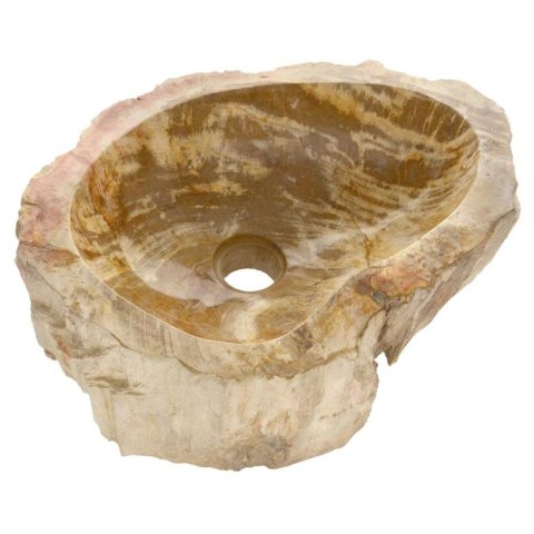 Kamienna umywalka Foresta, skamieniałe drewno