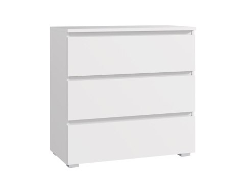 Komoda biała 80 cm z szufladami do salonu