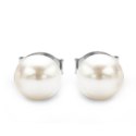 Srebrne kolczyki KSN0304 - Naturalne Perły hodowane słodkowodne