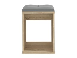 Taboret sonoma z siedziskiem do toaletki kosmetycznej