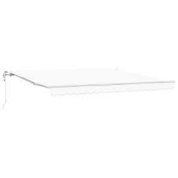 Automatyczna markiza chowana biała 400x300 cm