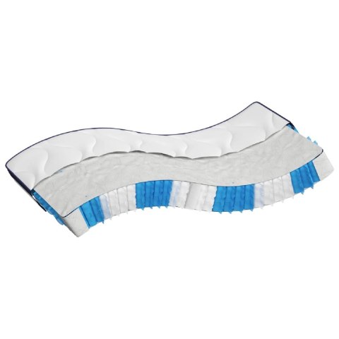 Materac kieszeniowy, średnia twardość, 140x200 cm