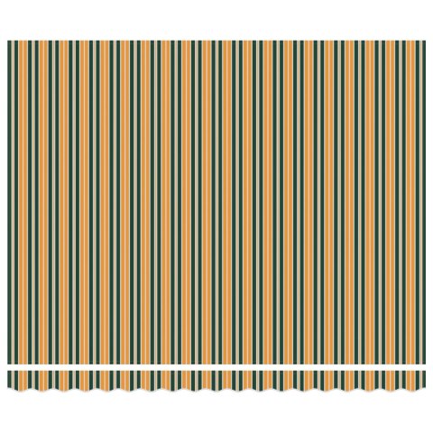 Automatyczna markiza chowana zielono-żółta 400x300 cm