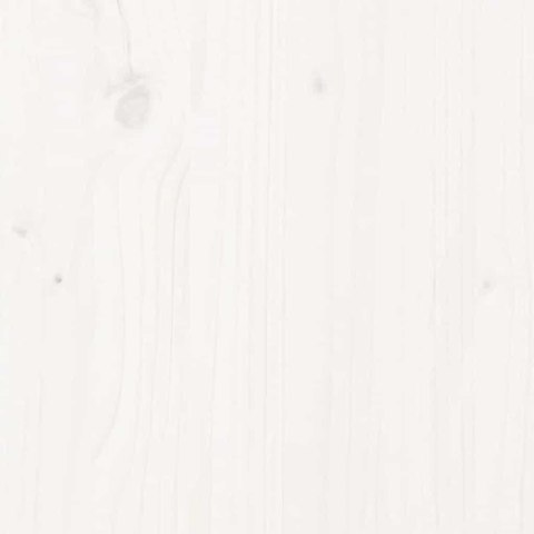 Ogrodowe siedziska narożne, 2 szt., białe drewno sosnowe