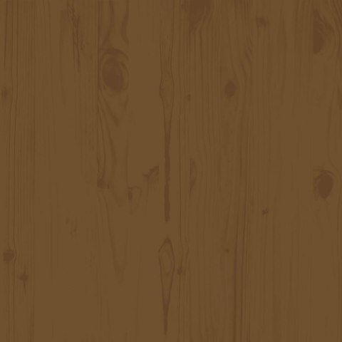 Środkowa sofa ogrodowa, miodowy brąz, lite drewno sosnowe