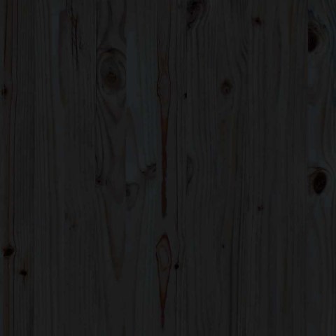 2-cz. zestaw wypoczynkowy do ogrodu, czarny, drewno sosnowe