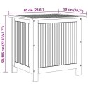 Skrzynia ogrodowa, 60 x 50 x 106 cm, lite drewno akacjowe