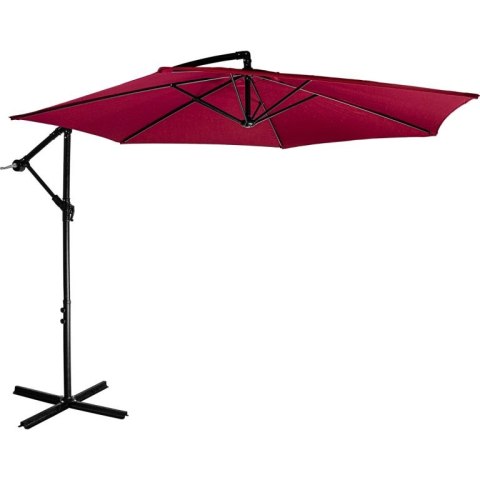 STILISTA Parasol z pokrowcem Ø 3 m, czerwony