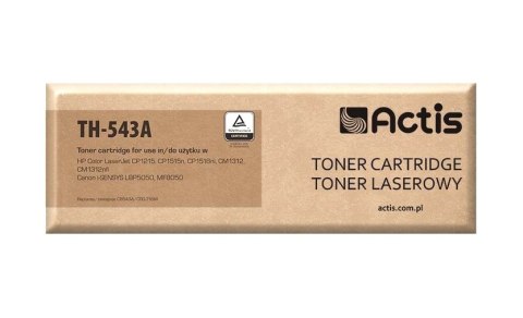 Actis TH-543A Toner (zamiennik HP 125A CB543A, Canon CRG-716M; Standard; 1500 stron; czerwony)