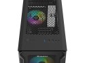 Obudowa NATEC Genesis Irid 503 ARGB NPC-1559 (Micro ATX. Mini ITX; kolor czarny)