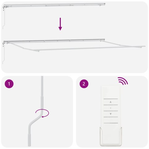 Czerwona automatyczna markiza 600x300 cm, Materiał do wymiany markizy na ramie 6x3 m czerwień