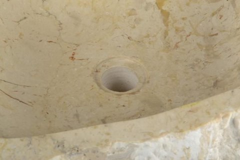 DIVERO Umywalka nablatowa z naturalnego kamienia Tortona