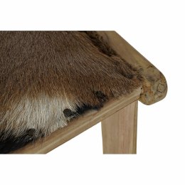 Taboret DKD Home Decor 8424001823215 Brązowy Wielokolorowy Naturalny Teczyna 65 x 47 x 42 cm