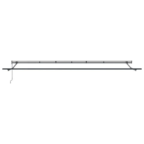 Automatyczna markiza chowana Czerwona 600x350 cm, Materiał do wymiany markizy na stelaż 6x3.5 m Czerwony