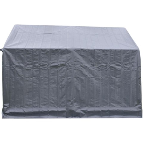 PAWILON GARAŻ OGRODOWY 3.65x3.65x2.71M SZARY SASKA GARDEN