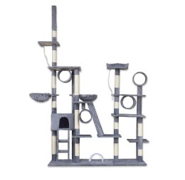 Drapak dla kota wieża 250cm plac zabaw dla kotków drzewko wieża z legowiskiem