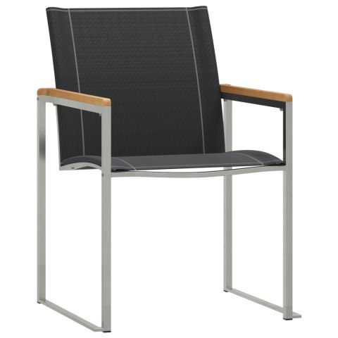 Zestaw do jadalni 3-Częściowy z litego drewna akacjowego