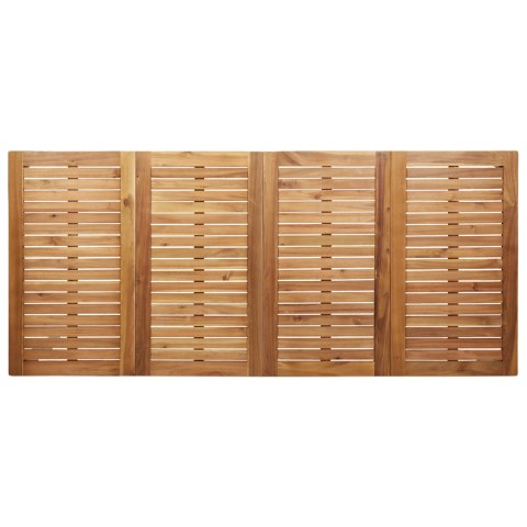 Zestaw do jedzenia w ogrodzie 9 części z litego drewna akacjowego