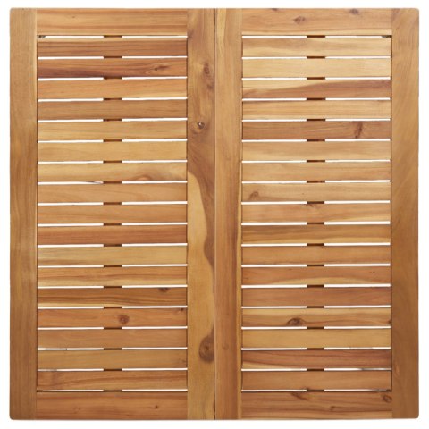 Zestaw obiadowy do ogrodu 3-częściowy z litego drewna akacjowego