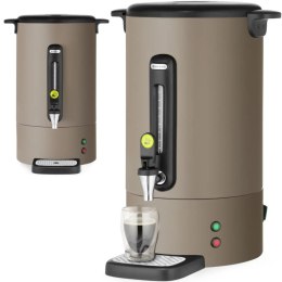Zaparzacz do kawy z kranem ociekaczem 14 l 1750 W - taupe