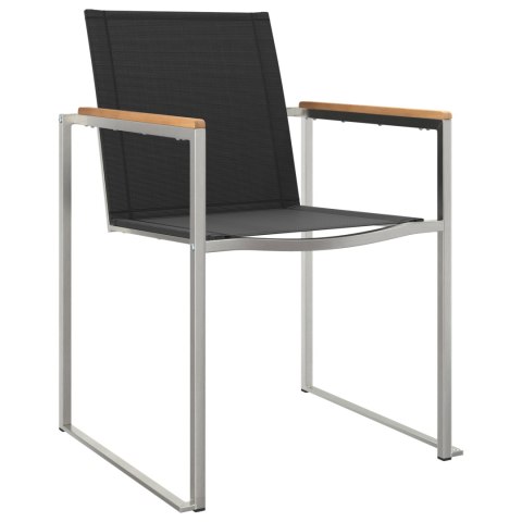 Zestaw do jadalni w ogrodzie 7-częściowy z litego drewna teakowego