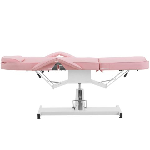 Fotel kosmetyczny do tatuażu masażu spa CAPUA - różowy