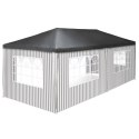 Namiot ogrodowy 3×6 m z systemem klik i bocznymi ściankami