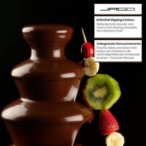 Fontanna czekoladowa 60 W, czarna