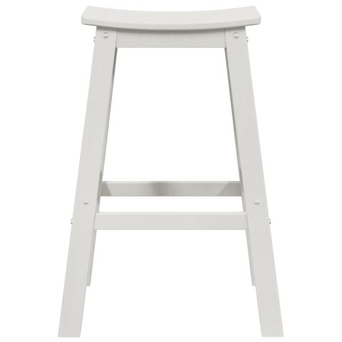 Hokery 9 szt. Białe HDPE