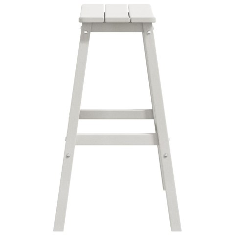 Hokery 9 szt. Białe HDPE