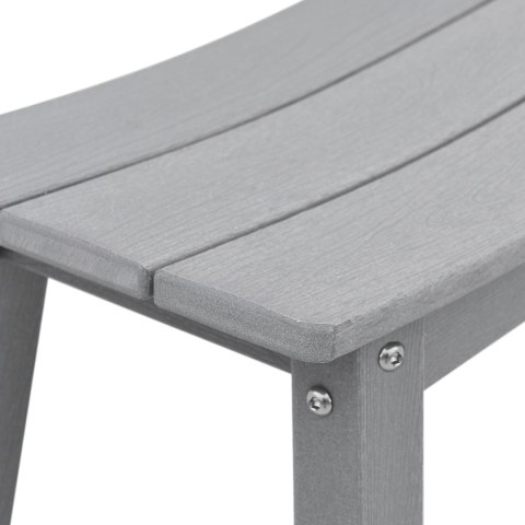 Hokery 9 szt Jasnoszary HDPE