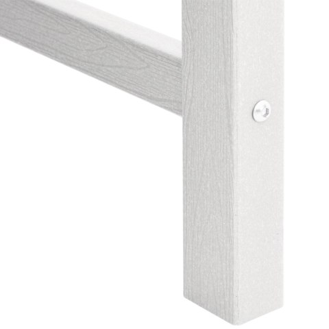 Krzesła jadalniane 6 szt. Białe 65.5x55.5x88 cm HDPE