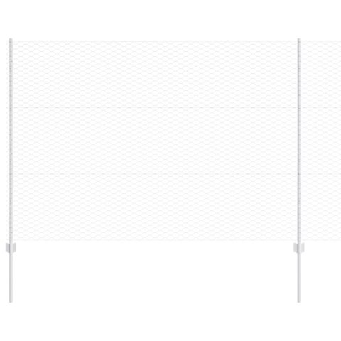 Słupki ogrodzeniowe 22 szt. U-Channel 150 cm Stal ocynkowana