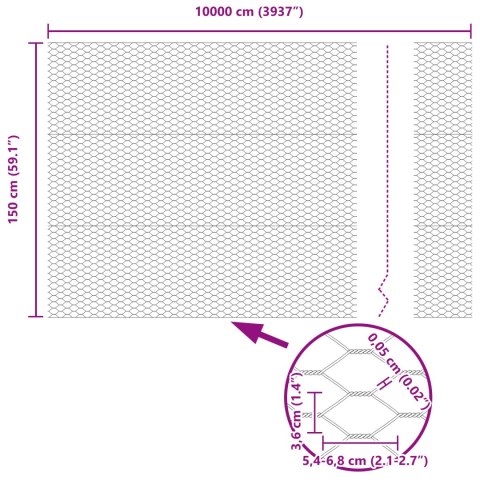 Słupki ogrodzeniowe 22 szt. U-Channel 150 cm Stal ocynkowana