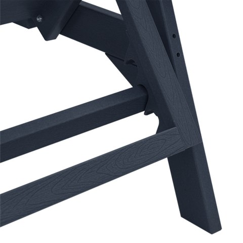 Leżaki Słoneczne 2 szt. Granatowy 162x53x98.5 cm HDPE